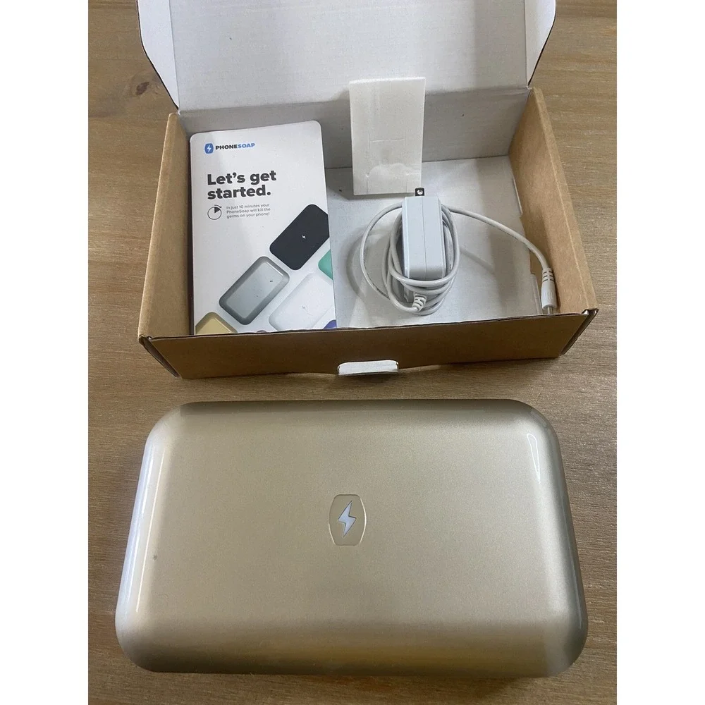 PHONE SOAP V.3 UV CELL PHONE SANITIZER and CHARGER - GOLD